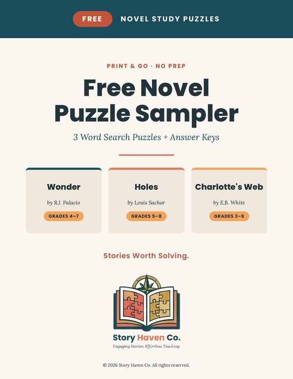 Free Novel Puzzle Sampler cover