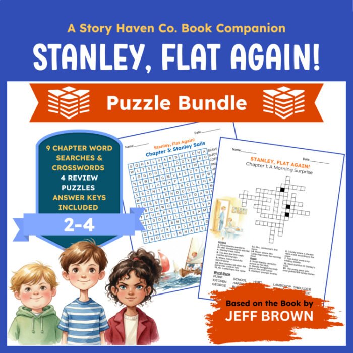 Stanley, Flat Again! vocabulary activities for Grades 2-4 – cover