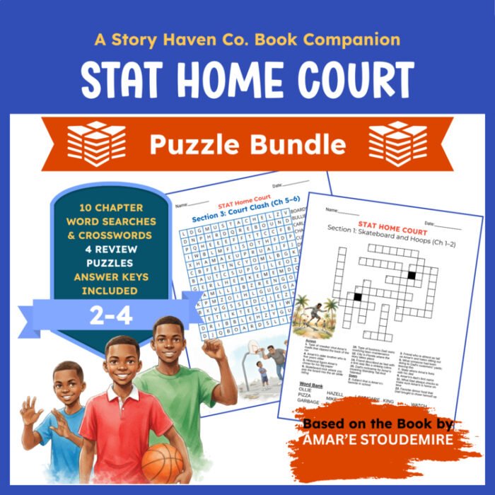 STAT: Home Court vocabulary activities for Grades 2-4 – cover