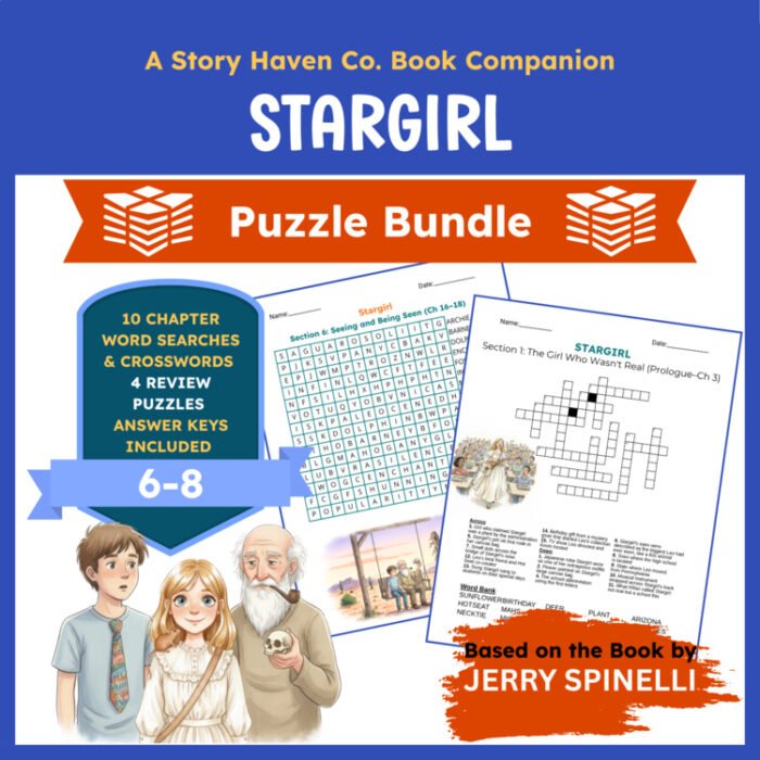 Stargirl vocabulary activities for Grades 6-8 – cover