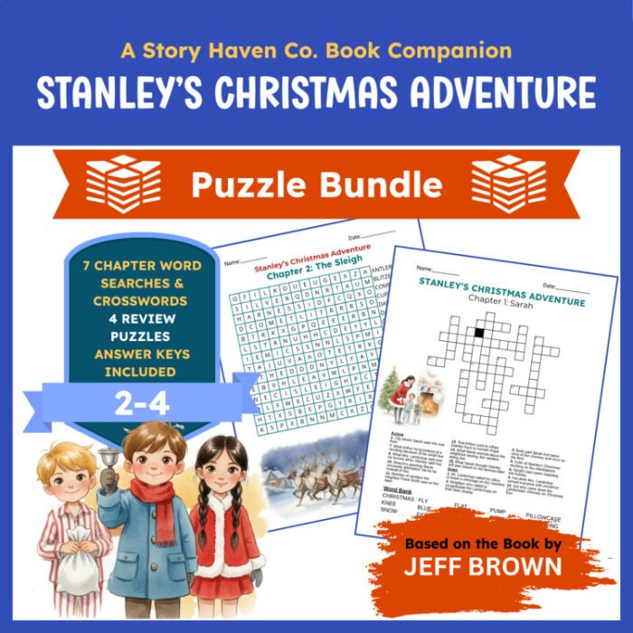 Stanley's Christmas Adventure vocabulary activities for Grades 2-4 – cover