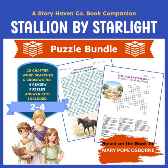Stallion by Starlight vocabulary activities for Grades 2-4 – cover