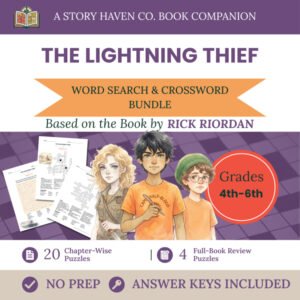 The Lightning Thief vocabulary activities for Grades 4-6 – cover