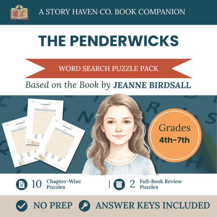 The Penderwicks word search for Grades 4-7 – cover