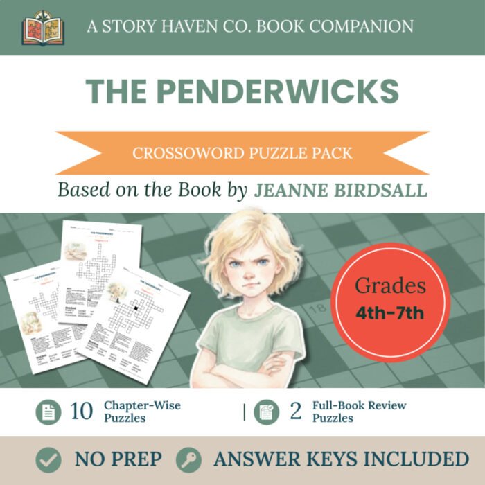 The Penderwicks crossword puzzles for Grades 4-7 – cover