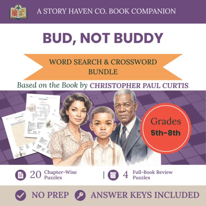 Bud, Not Buddy vocabulary activities for Grades 5-8 – cover