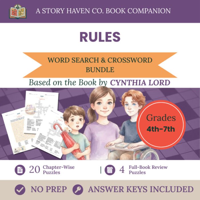 Rules vocabulary activities for Grades 4-7 – cover