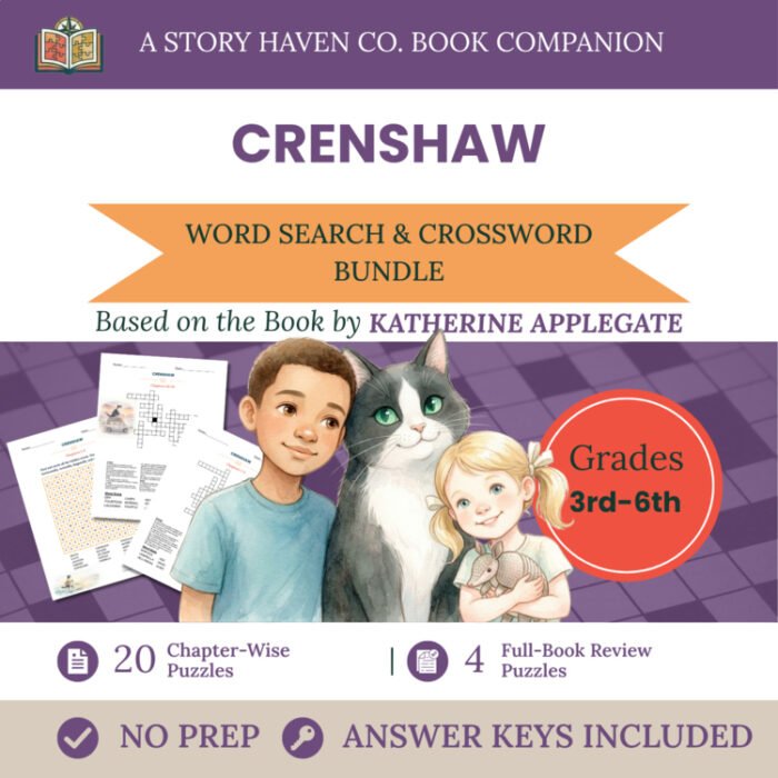 Crenshaw vocabulary activities for Grades 3-6 – cover