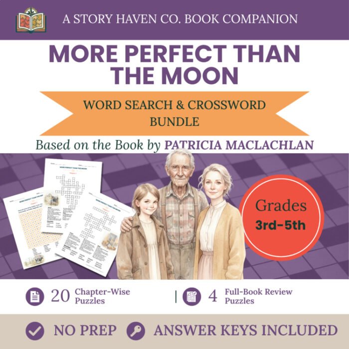 More Perfect Than the Moon vocabulary activities for Grades 3-5 – cover