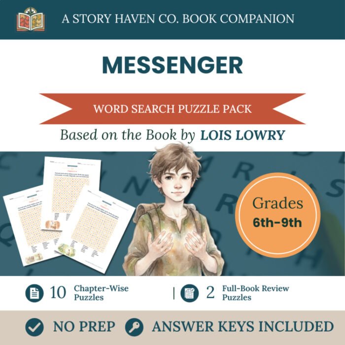 Messenger word search for Grades 6-9 – cover