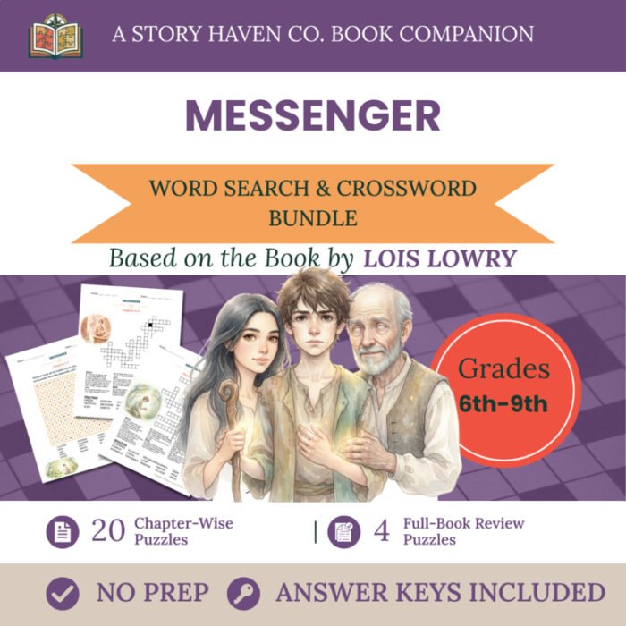Messenger vocabulary activities for Grades 6-9 – cover