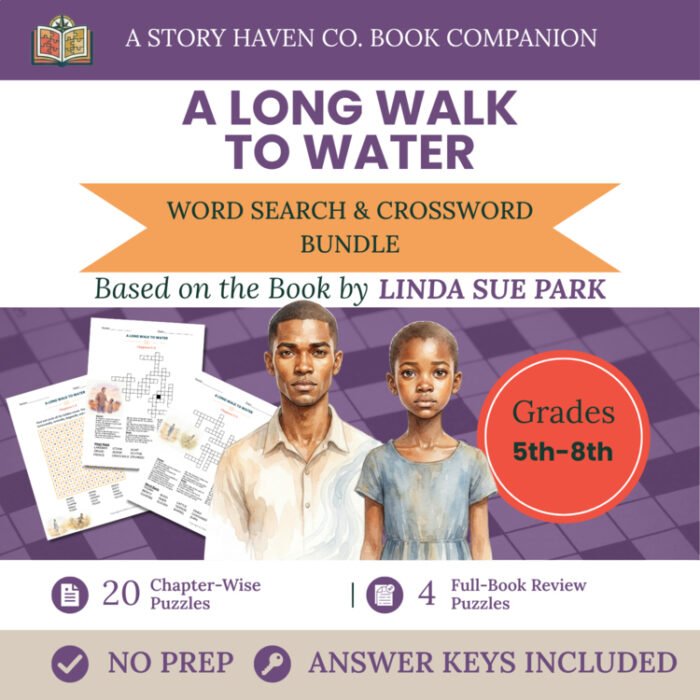 A Long Walk to Water vocabulary activities for Grades 5-8 – cover
