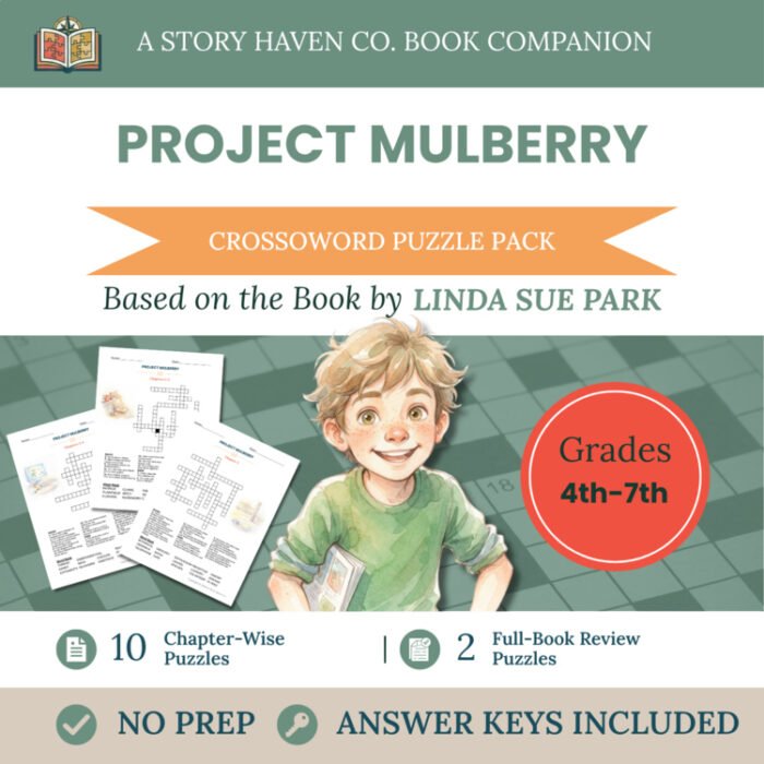 Project Mulberry crossword puzzles for Grades 4-7 – cover