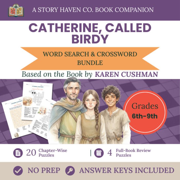 Catherine, Called Birdy vocabulary activities for Grades 6-9 – cover