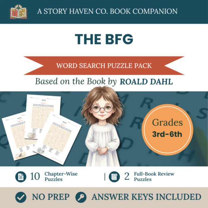 The BFG word search for Grades 3-6 – cover